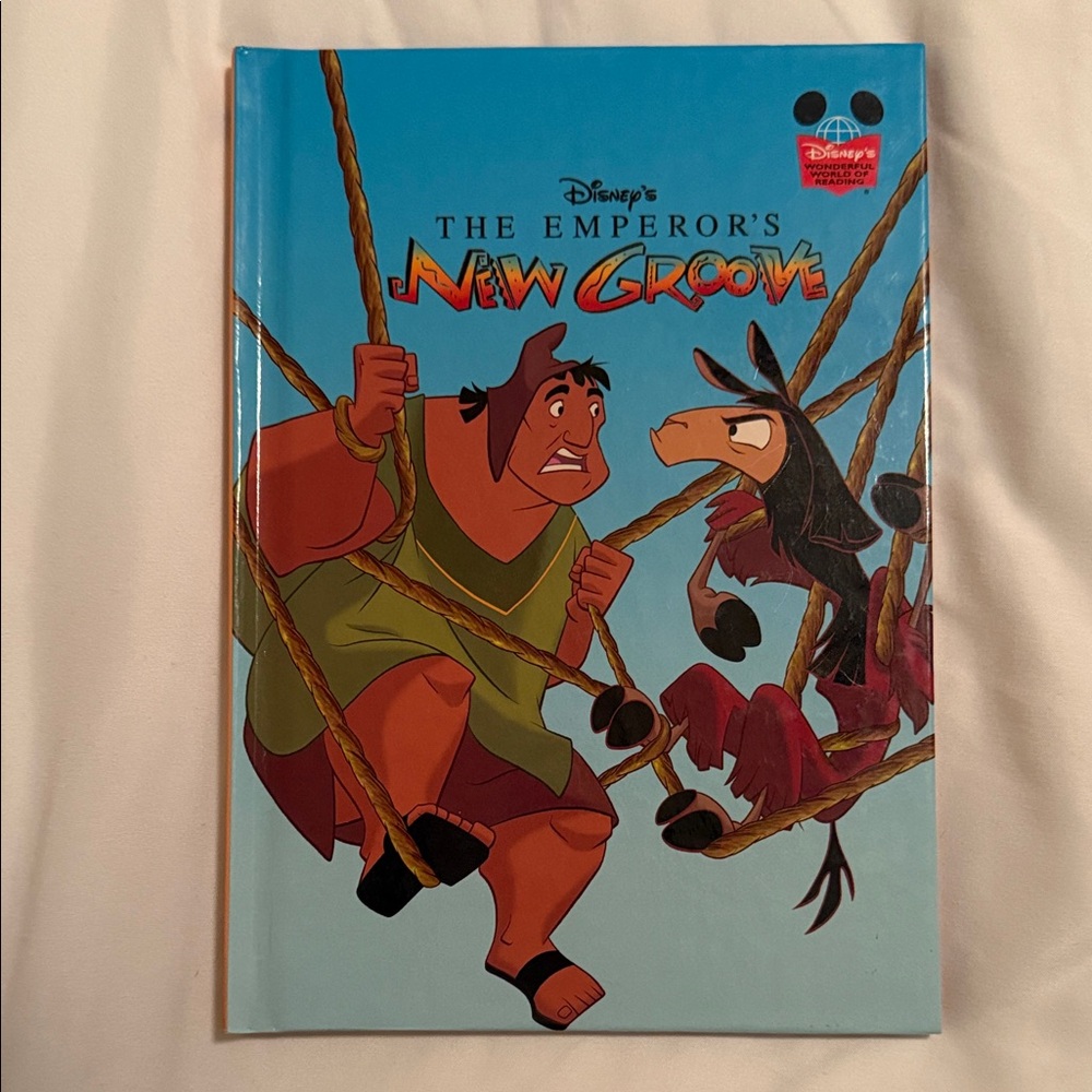 Disney The Emperor's New Groove Hardcover – Blue with Green and Brown Art